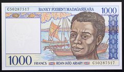 Madagascar 1000 Francs 1994

P# 76; № C 50287517; UNC