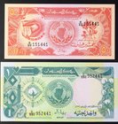 Sudan 50 Piastres & 1 Pound 1987

P# 38, 39; UNC; Set 2 PCS