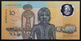 Australia 10 Dollars 1988 Commemorative RARE!

P# 49b; № AB 22760725; UNC; Prefix AB; Without date; "World's 1st Polymer Banknote"; RARE!