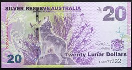 Australia 20 Lunar Dollars 2015

UNC