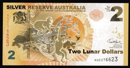 Australia 2 Lunar Dollars 2016

№ AG0376623; UNC