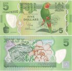 Fiji 5 Dollars 2013

P# 115; 136x67mm; UNC