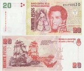 Argentina 20 Pesos 2003

P# 355; 155x65mm; UNC