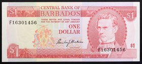 Barbados 1 Dollar 1973

P# 29a; № F 16301456; UNC