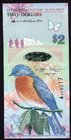 Bermuda 2 Dollars 2009

P# 57a; # 419217; UNC