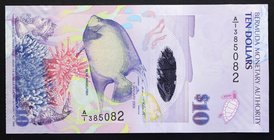 Bermuda 10 Dollars 2009

P# 59; № A/1 385082; UNC; Hybrid