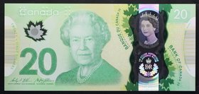Canada 20 Dollars 2015 Commemorative

P# 111; № FWS 9880337; UNC; Polymer