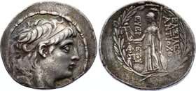 Ancient World Ancient Greece Seleucid Empire AR Tetradrachm Antiochos VII Euergetes 138-129 BC

Silver 16.44g 30x33mm; Obverse: Diademed head of Ant...