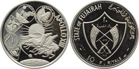 United Arab Emirates Fujairah 10 Riyals 1969

KM# 19; Silver 29,81g, Proof