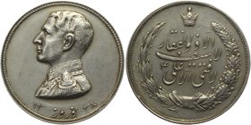 Iran Silver Nowruz Medal 1959

Silver 23,86g.; Muhammad Reza Pahlavi Shah of Persia and Nowruz