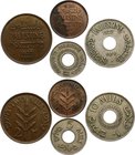 Palestine Lot of 4 Coins

1 2 5 10 Mils 1927, 1935