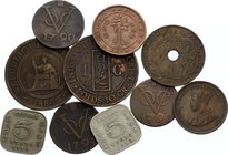 Asia Lot of 10 Coins French Ceylon, Indochina & Netherlands East Indies

Different denominations with different dates