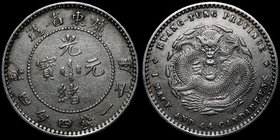 China - Kwangtung 20 Cents 1898-1908 (ND)

Y# 201; Silver (0.800) 5.39g; XF/aUNC