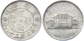 China - Yunnan 20 Cents 1949

Y# 493; Silver; XF