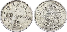 China - Fukien 5 Cents 1903-1908 (ND)

Y# 102.1; Silver; XF-