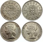Angola Lot of 2 Coins 50 Centavos 1922 & 1923

KM# 65