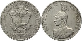 German East Africa 2 Rupien 1893 Rare

KM# 5; Silver 23,21g.