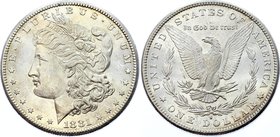 United States 1 Dollar 1881 S

KM# 110; Silver; "Morgan Dollar"; UNC