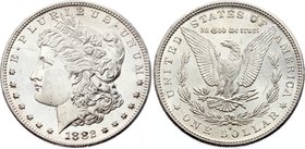United States 1 Dollar 1882 S

KM# 110; Silver; "Morgan Dollar"; UNC Stempelglanz Reverse