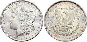 United States 1 Dollar 1887

KM# 110; Silver; "Morgan Dollar"; UNC