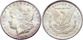 United States 1 Dollar 1888

KM# 110; Silver; "Morgan Dollar"; UNC with Nice Toning