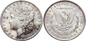 United States 1 Dollar 1889

KM# 110; Silver; "Morgan Dollar"; UNC