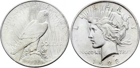 United States 1 Dollar 1923

KM# 150; Silver; "Peace Dollar"; UNC