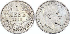 Bulgaria 1 Lev 1910

KM# 28; Silver; Ferdinand I