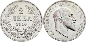 Bulgaria 2 Leva 1910

KM# 29; Silver; Ferdinand I
