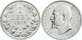 Bulgaria 1 Lev 1912

KM# 31; Silver; Ferdinand I