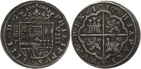 Spain 8 Reales 1630 P

KM# 76; Silver 26,27g.