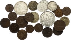 Europe Lot of 23 Coins Estonia. Latvia, Lithuania

Different denominations with different dates; With Silver