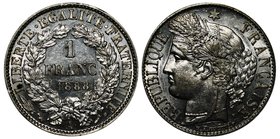 France 1 Franc 1888 A

KM# 822.1; Silver 5.00g; aUNC