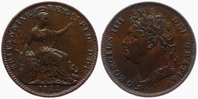 Great Britain Farthing 1822

KM# 677; Copper; VF/XF