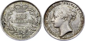 Great Britain 1 Shilling 1849

KM# 734; Silver; Edge Restoration