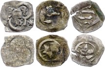 Holy Roman Empire Vienna Lot of 3 Coins 1 Pfennig 1411 - 1439 (ND)

Silver; Albert II