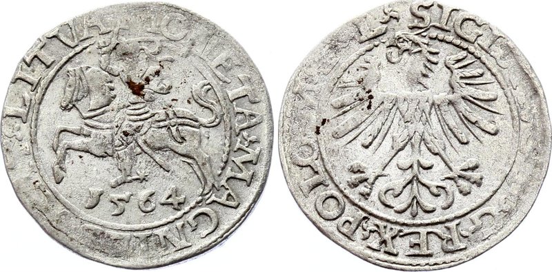 Lithuania 1/2 Groat 1564

Gum# 598; Silver; Zygmunt II