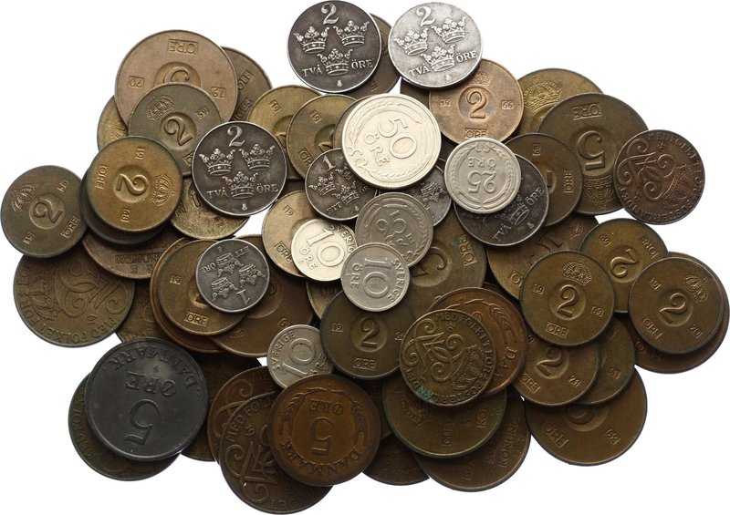 Sweden Dealer Lot of 72 Coins

1 2 5 10 25 50 Ore 1926-1971