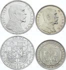 Czechoslovakia Lot of 2 Coins

10 20 Korun 1928, 1937; Silver; T.G.Masaryk; UNC