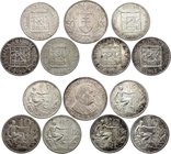 Czechoslovakia & Slovakia Lot of 7 Coins

10 Korun 1930-1932; 50 Korun 1944; Silver