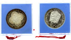 Czechoslovakia 50 Korun 1978

KM# 91; Silver Proof; 650th Anniversary of Kremnica Mint; With Original Box