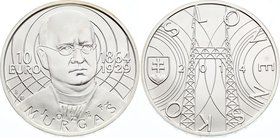 Slovakia 10 Euro 2014

KM# 133; Silver; Jozef Murgaš - the 150th anniversary of the birth; Mint. 3,400; BUNC