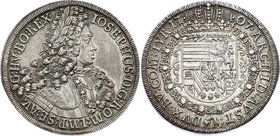 Holy Roman Empire Tirol 1 Thaler 1707

Dav# 1018; Josef I; Hall Mint. AUNC+. Rare in this grade