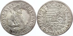 Austria Tyrol Thaler 1564 - 1595 AE

Dav# 8097; Hall Mint. Ferdinand II. Archd. of Austria / Erzherzog Ferdinand II. Tyrol. XF.