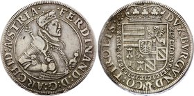 Austria Tyrol Thaler ND Hall

Dav# 8097; Ferdinand II. Archd. of Austria (1564 - 1595); Silver, VF-XF, Nice example and not common type!