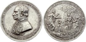 Austria Medal "Recovery of Emperor Franz II from his Sickness" 1826

Silver 34.70g 48mm; Medal by Joseph Nikolaus Lang on the recovery of Emperor Fr...