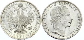 Austria 1 Florin 1860 A - Wien

KM# 2219; Silver; Franz Joseph I; AUNC