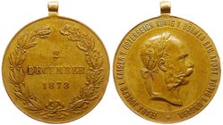Austria Medal "Franz Joseph 25 Years of Rule" 1873

Bronze 20.09g 36mm