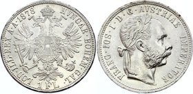 Austria 1 Florin 1878

KM# 2222; Silver; Franz Joseph I; AUNC