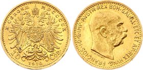 Austria 10 Corona 1910

KM# 2816; Gold (.900) – 3.38 g